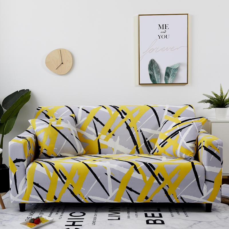 1pc Bohemian Sofa Slipcover, Non-slip Sofa Cover, Elastic Couch Cover Furniture Protector for Bedroom Office Living Room Home Decor