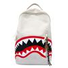 Schoolbag Men's Backpack Travel Bag Fashion Backpack Student School Bag Large Capacity Street Trend Shark Bag