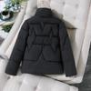 Women's Korean Padded Stand Collar Jacket - Warm and Trendy for Autumn/Winter