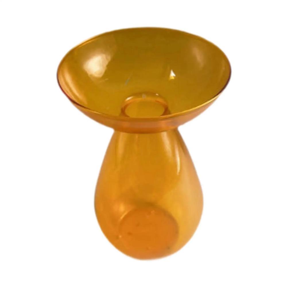 Creative Transparent Long Oval Avocado Hydroponic Vase Avocado Seeds Hydroponic Vessel Flower Pot for Gardening Home Decor