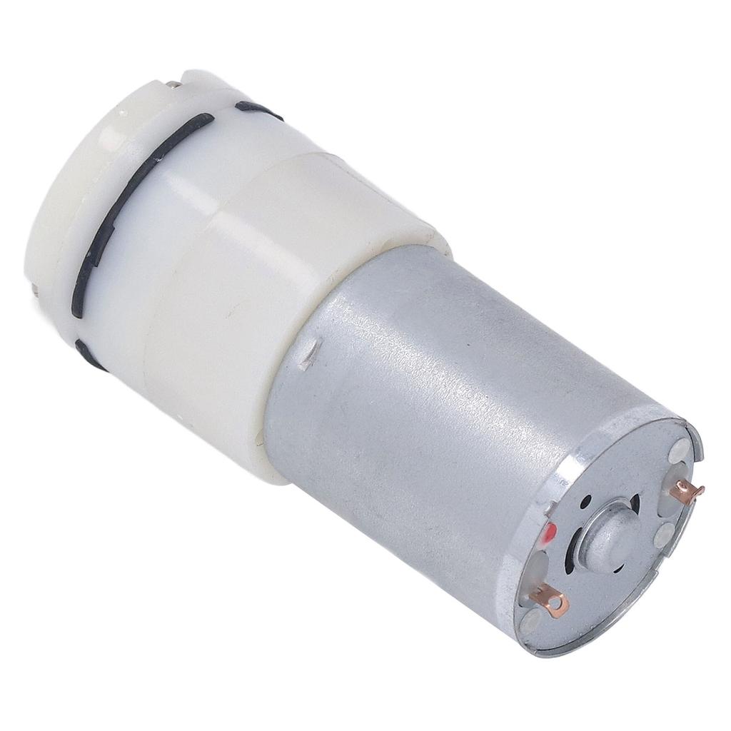 Mikro-Luftpumpe Elektrisch Pneumatisch Membran Vakuum Mechanische Übertragung 1 Anschluss 370 Weiß DC12V