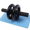 Mussel Silent Anti-slip Double Roller Abdominal Wheel