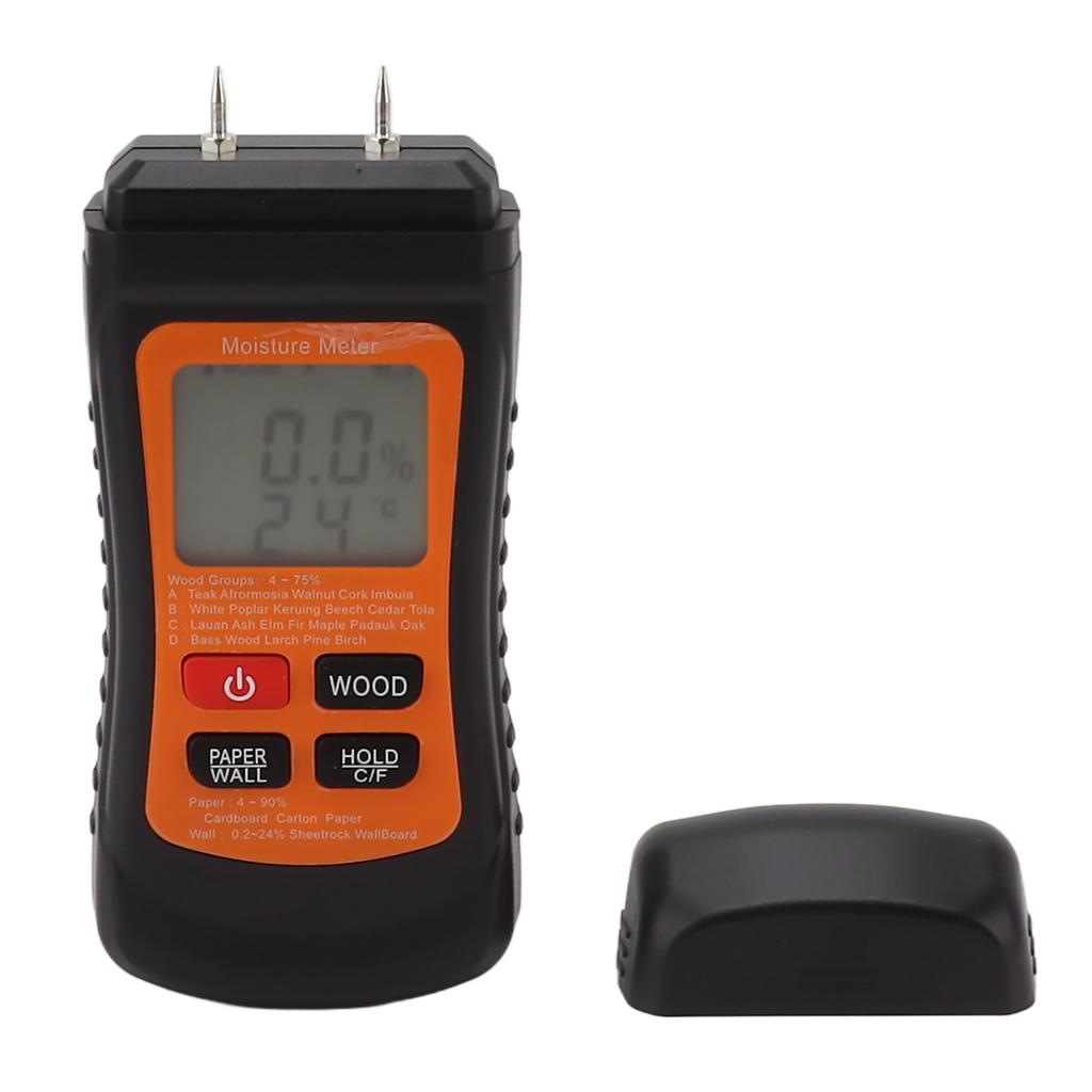 Digital Pin Type Wood Moisture Meter Wood Moisture Tester with Backlight Function for Firewood