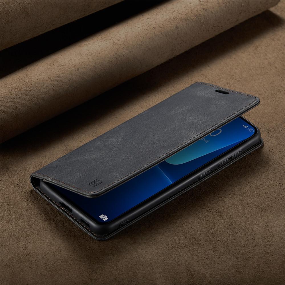 Luxury Genuine Leather Magnetic Wallet Flip Case for Xiaomi Mi 14 13 Lite Pro Card Slot Stand Shockproof Foldable Holder Full Protection Cover