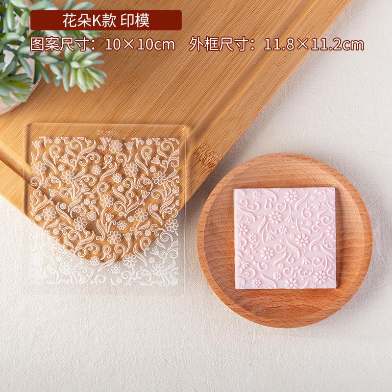 Bitki Çiçek Çerez Embosser Kalıp Bahar Paskalya Parti Fondan Bisküvi Kalıp Kek Dekorasyon Araçları Akrilik Buzlanma kurabiye kalıbı