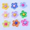 Hollow Flower Resin DIY Hair Clips, Refrigerator Magnets, and Hair Ties Accessories.