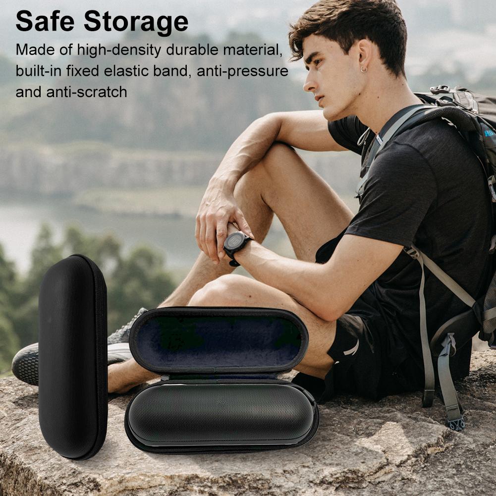 Hard Carrying Case for Beats Pill Speaker PU Waterproof Portable Storage Bag Shockproof Hard Travelling Case Speaker Accessories