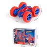 360D Rotation Double Sided Rolling Wireless Remote Control Car Childrens Stunt Climbing Light Deformation Racing USB Charge Toys