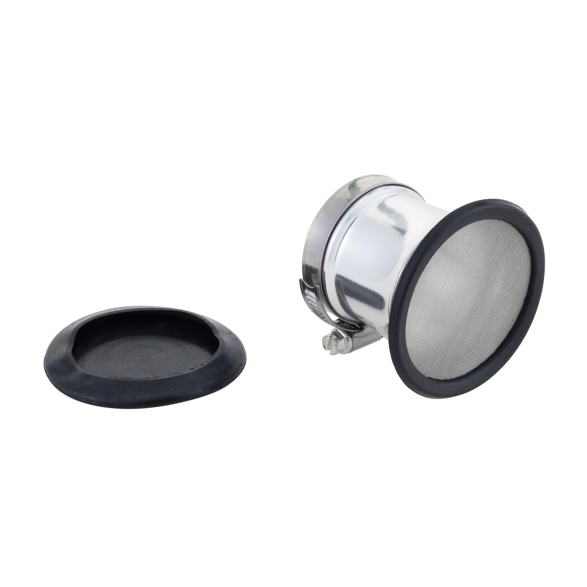 

Kijima Motorcycle Parts Air Funnel Universal Inner Diameter 44mm Aluminum Silver Finish 102-4257
