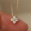 Light Luxury Old Money Style Four Leaf Clover Necklace for Women, Popular and Versatile Fashion Necklace