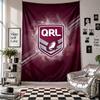 Queensland Maroons Duvar Halısı Ev Dekorasyonu Yatak Odası Oturma Odası Arka Planı için Duvara Asılan Kumaş