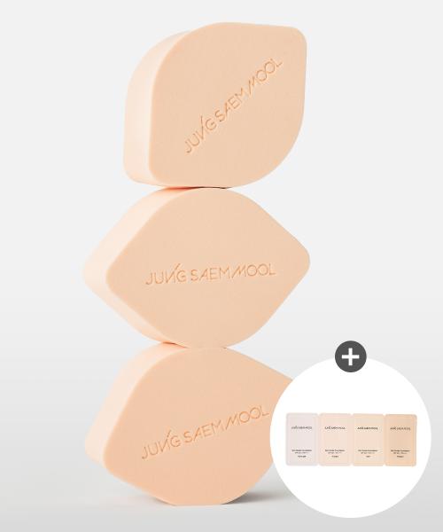 Masterclass Fitting Sponge (1 x 100% Whole Rubycell Puff + Storage Case) (Free Gift: Skin Nuder Foundation 1ml * 4 Colors) Fitting sponge
