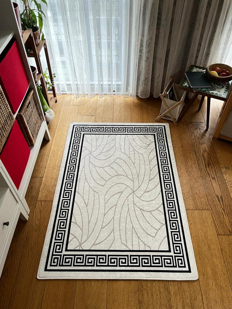 ePeddler Home Modern Classic Pattern Digital Printing Washable Non-Slip Base New Generation Living Room, Kitchen, Entrance Carpet