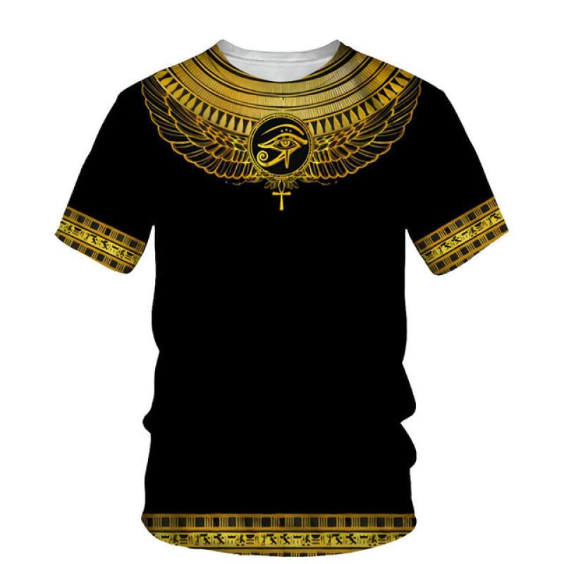 

Древний Гор, египетский бог, глаз Египта, фараон, Анубис, футболка с 3D принтом, летние мужские/женские уличные футболки с короткими рукавами XL