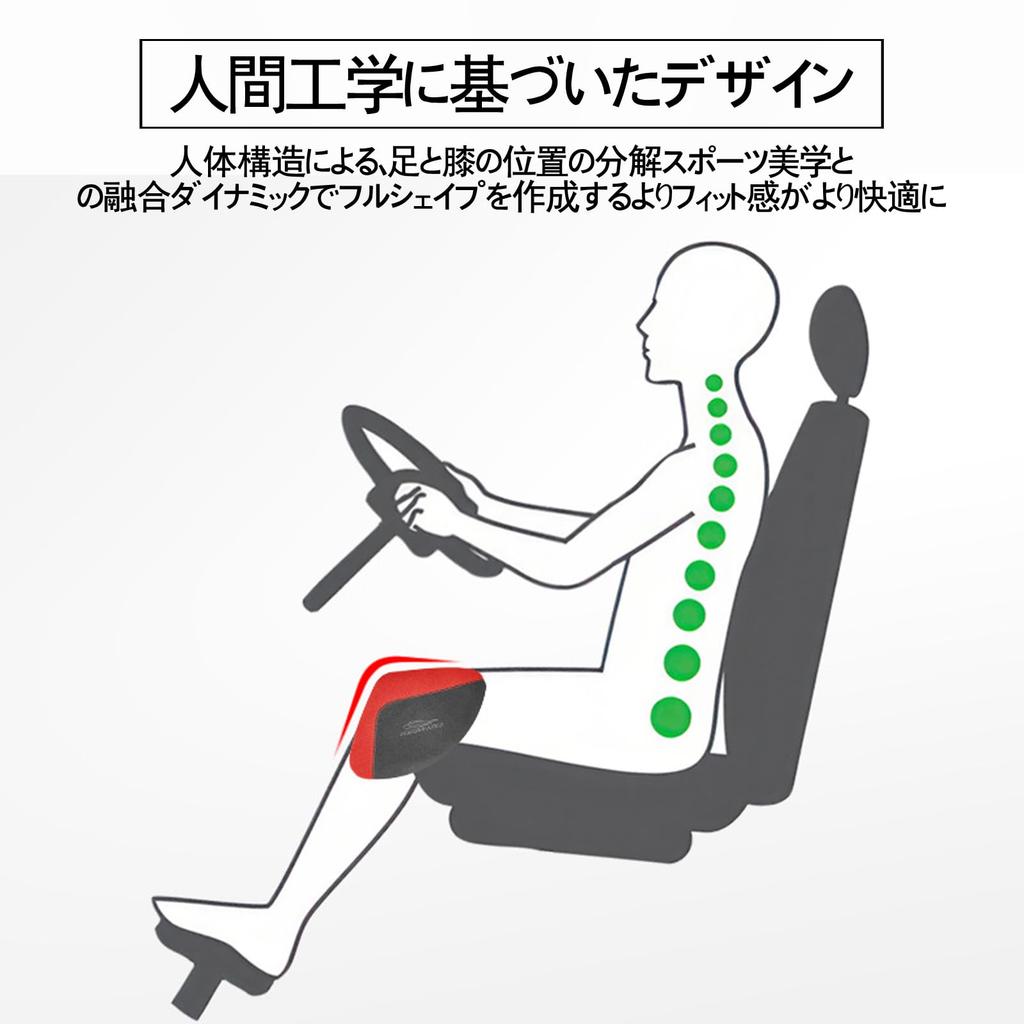 EXCEREY Car Center Console Knee Cushion Car Knee Leg Elbow