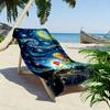 Starry Night Little Prince Design Beach towel quick-drying for travel outdoor sports jogging beach and swimming