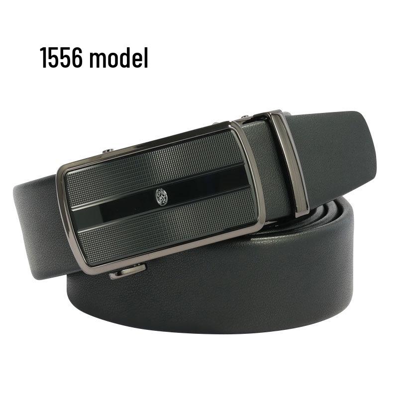 

Мужской высококачественный ремень из натуральной коровьей кожи с автоматической пряжкой 115 cm