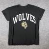 Darc Sport Shirt Mens L Black Bushido Code 3 of 1000 Cap Sleeve Wolves
