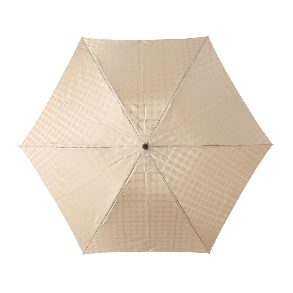 Moonbat Folding Beige [Dachshund] Umbrella, Piece-Dyed Jacquard, 21-125-11162-02,