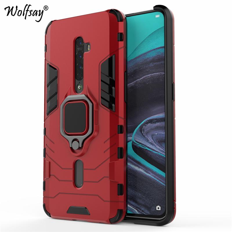 For Oppo Reno 2 Case Reno 4 5 6 4Z 7Z 5G Armor Magnetic Suction Stand Full Edge Cover For Oppo Reno 2 Cover Case For Oppo Reno 2