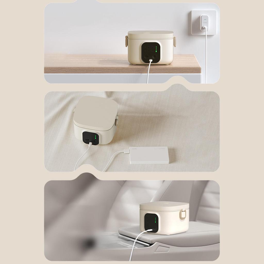 Baby smart constant temperature bowl wireless heating charging lunch box baby food insulation children student dedicated