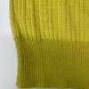 DRAWER Yellow Cashmere Silk Turtleneck Ribbed Knit Top Tops 2 yellowUsed