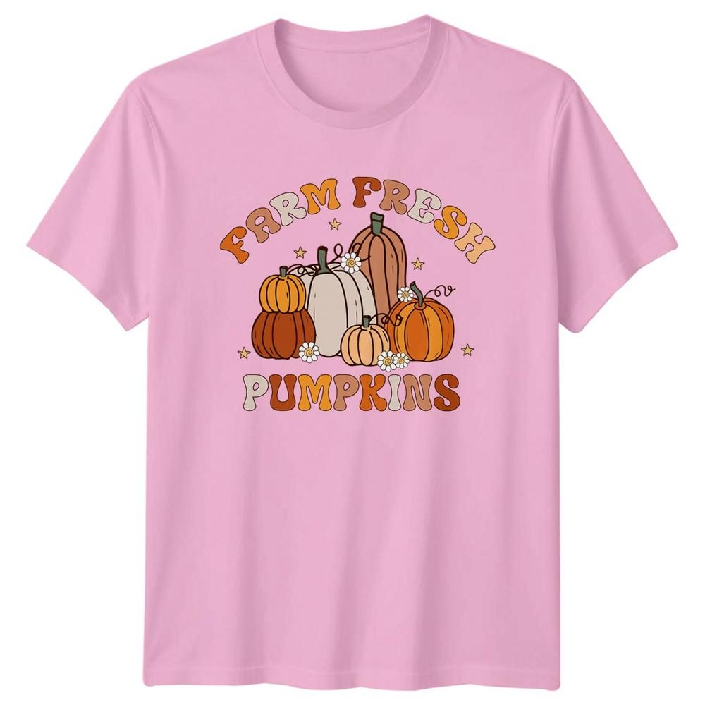 Farm Fresh Pumpkins Unisexs TShirt Pumpkin Thanksgiving Gift For Her