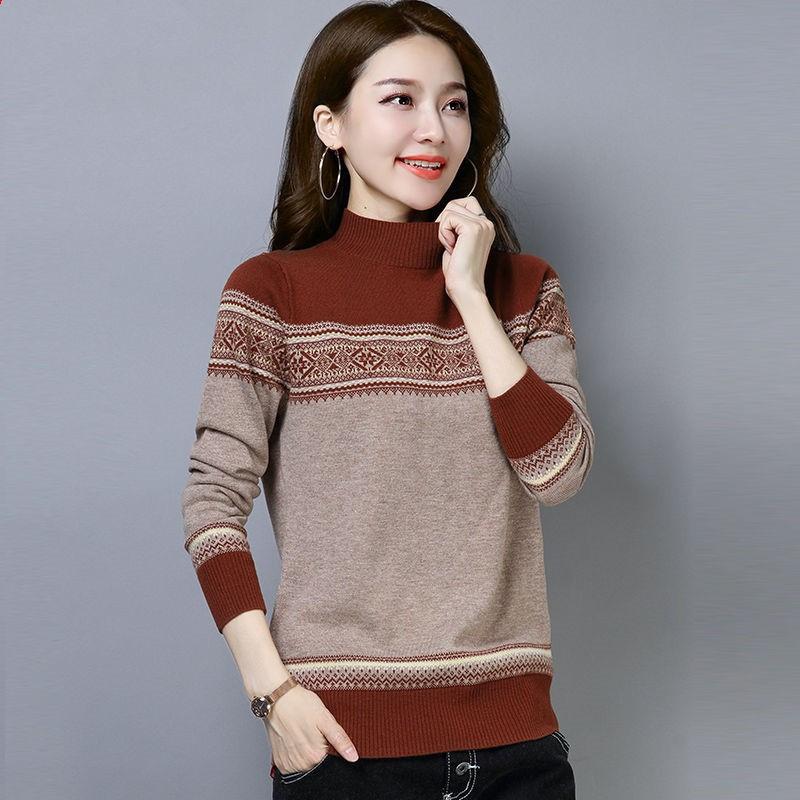 Herbst Damen Strickpullover Kaschmir Rollkragenpullover Winter Langarm Freizeitpullover Damen Pullover Pull Femme P216