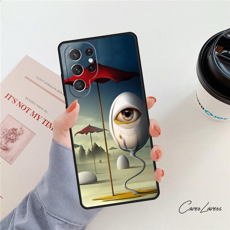 Salvador Dali Art phone case For Samsung Galaxy S24 S25 S23 S22 Ultra Note 10 20 Plus S20 S21 FE Cover