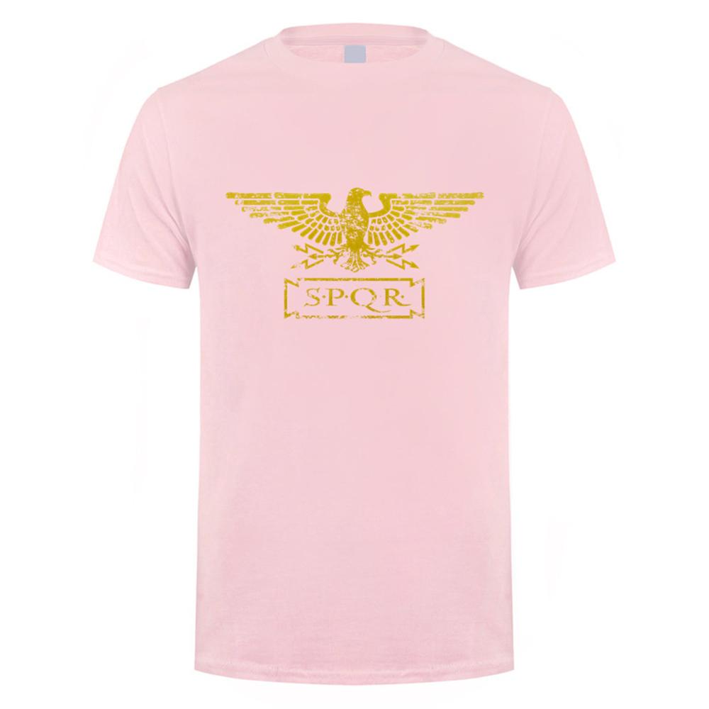 

Новая футболка SPQR Летняя Хлопковая с Коротким Рукавом Прохладный Баннер с Орлом Римская Империя Футболка Мужская Одежда Топы DA-007 4XL