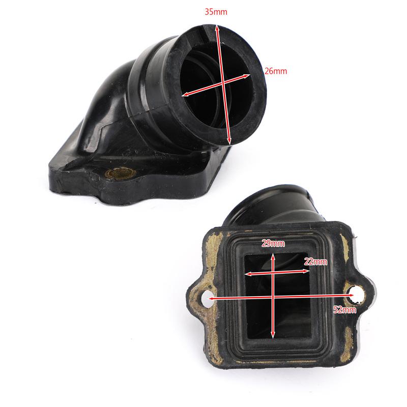Areyourshop Intake Manifold Boot for Piaggio SKR Skipper Hexagon TPH 125 Gilera Runner 2-Stroke Cylinder Scooter Pats