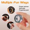 Fidget Spinner for Stress Relief, DIY Magnetic Fidget Ring with Engaging Sounds, EDC Stainless Steel Toys, Perfect for Work, Study, Waiting Etc.