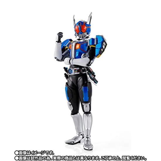 item Kamen Rider Rod Form Figure Action Figure Character Base Style Metallic Blue Gold Ax Head Type No-brand Den-O Form/Ax (Tokusatsu)