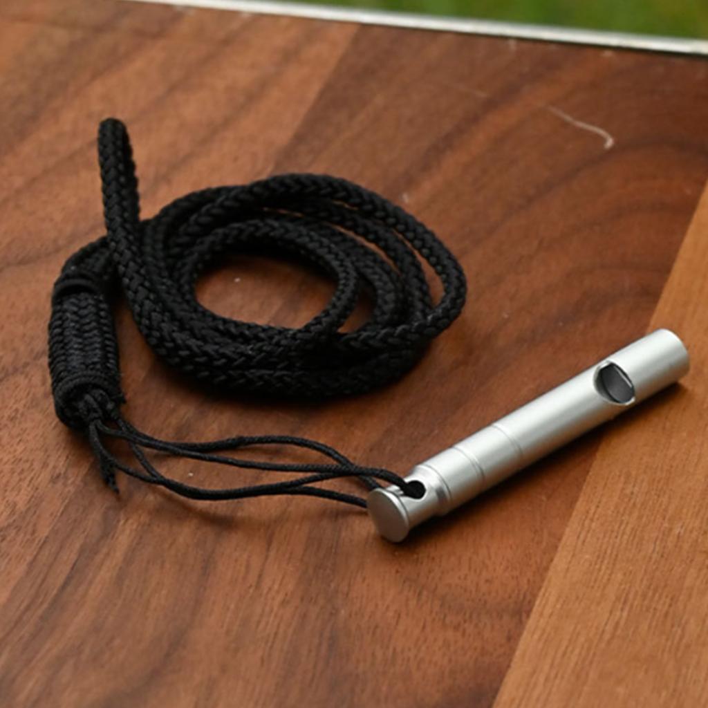 Utendørs Nødsituasjoner Fløyter Bærbare Signalfløyter Med Lanyard Treningsfløyter for Camping Fotturer Sport