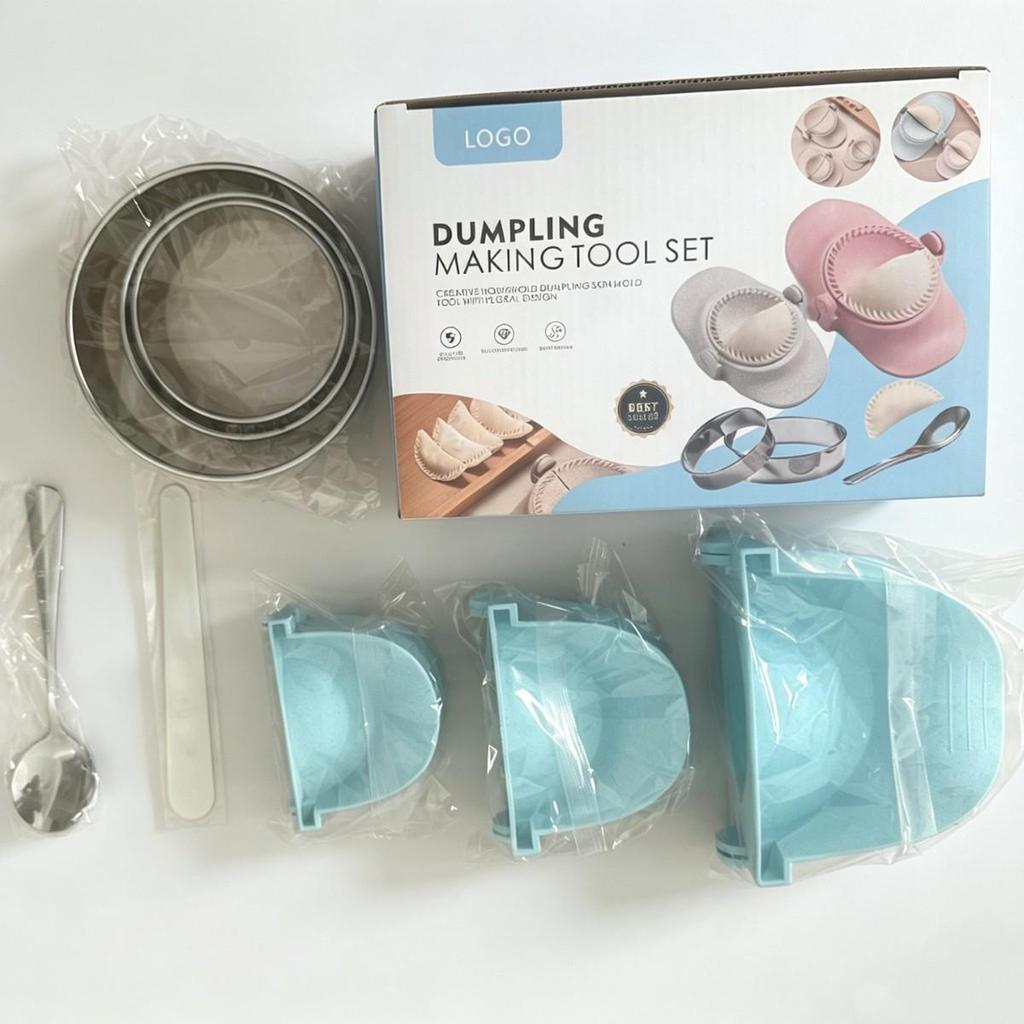 Manual Dumpling Mold - Large Size Handmade Dumpling Maker for Wrapping and Pinching Dumpling Skins