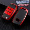 3tlačítkové TPU+Kožené pouzdro na klíč od auta pro Kia Rio 3 K2 Ceed Cerato K3 Sportage 4 Picanto K5 Optima Sorento Forte Stinger 2017 2018
