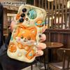 Phone Case: 2D Flat, Suitable for Samsung Galaxy A34 A35 M05 M06 S20 S22 S21 FE Plus 5G Protective Case, Little Space Fox, Perfect Christmas and Hallo