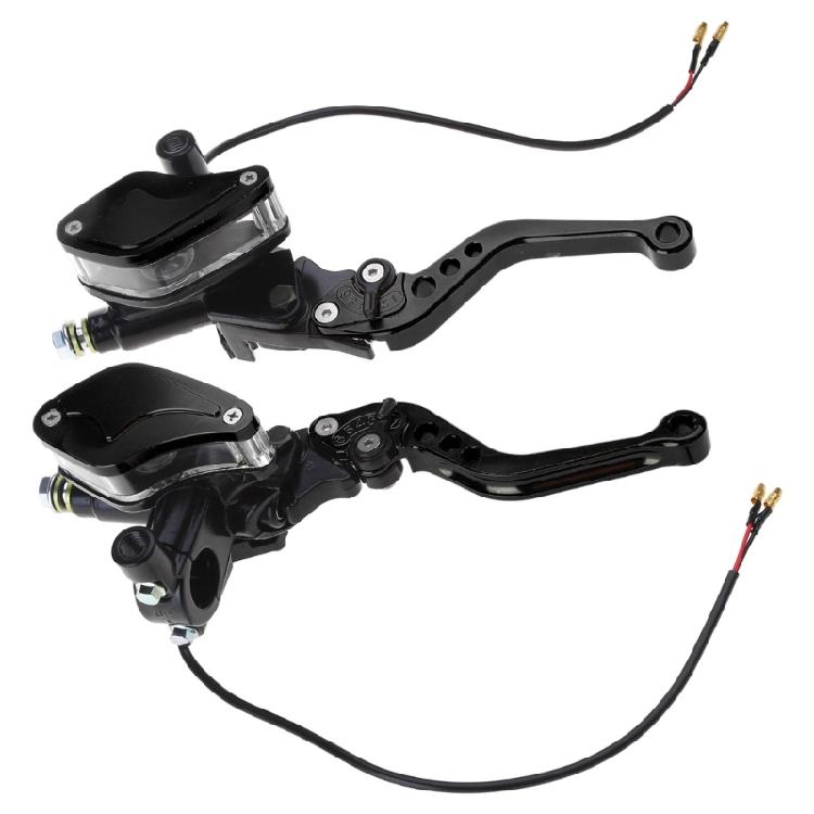 

Universal 22mm 7/8 Motorcycle Hydraulic Brake Masters Cylinder Clutch Reservoir чорний