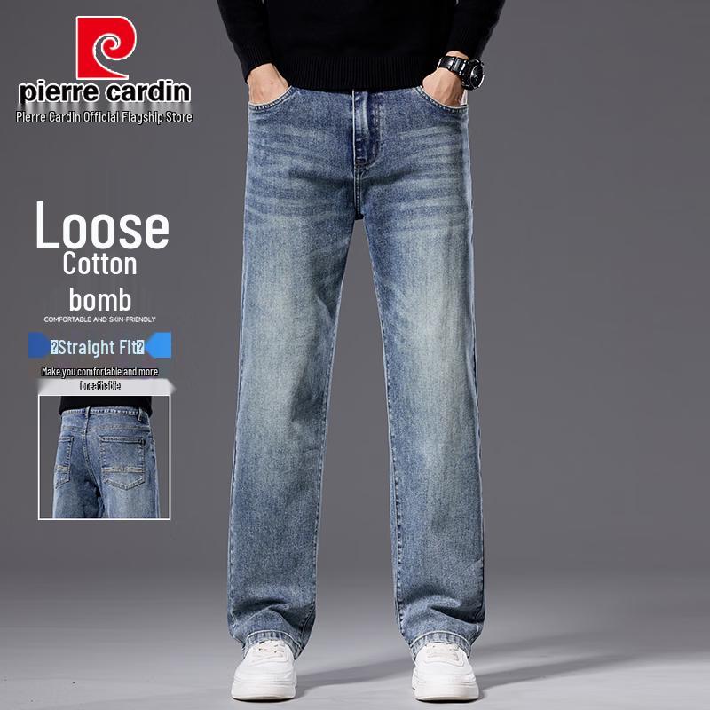 Pierre Cardin Men s Straight Fit Stretch Jeans 29