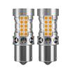 2x LED Turn Signal Light Lamp Canbus PY21W BAU15S For Peugeot 106 108 206 207 CC SW 208 301 406 508 807 Bipper Rifter Traveller