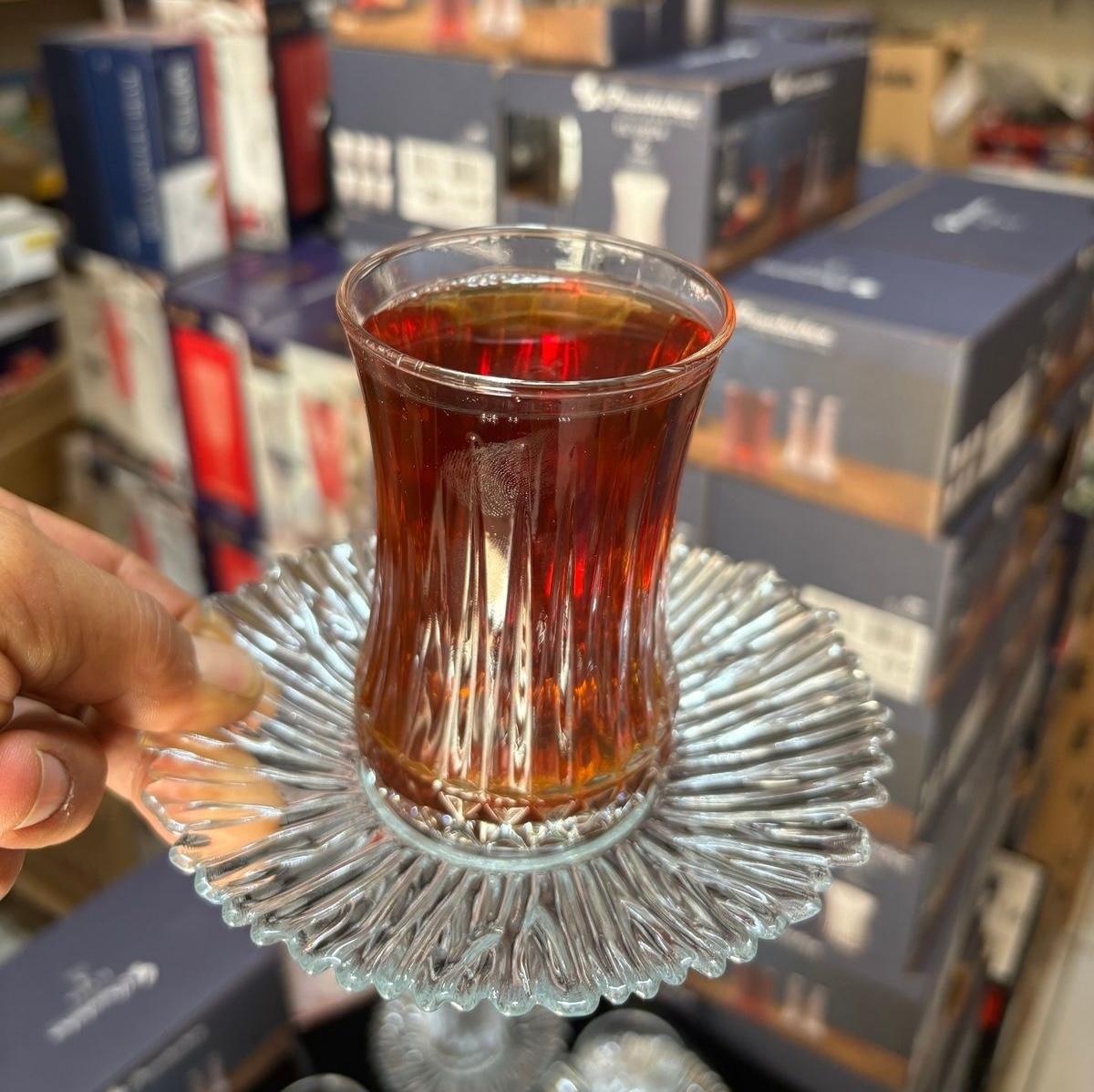 

Tea Cup and Saucer Set 12 Piece Home Kitchen Standart білий