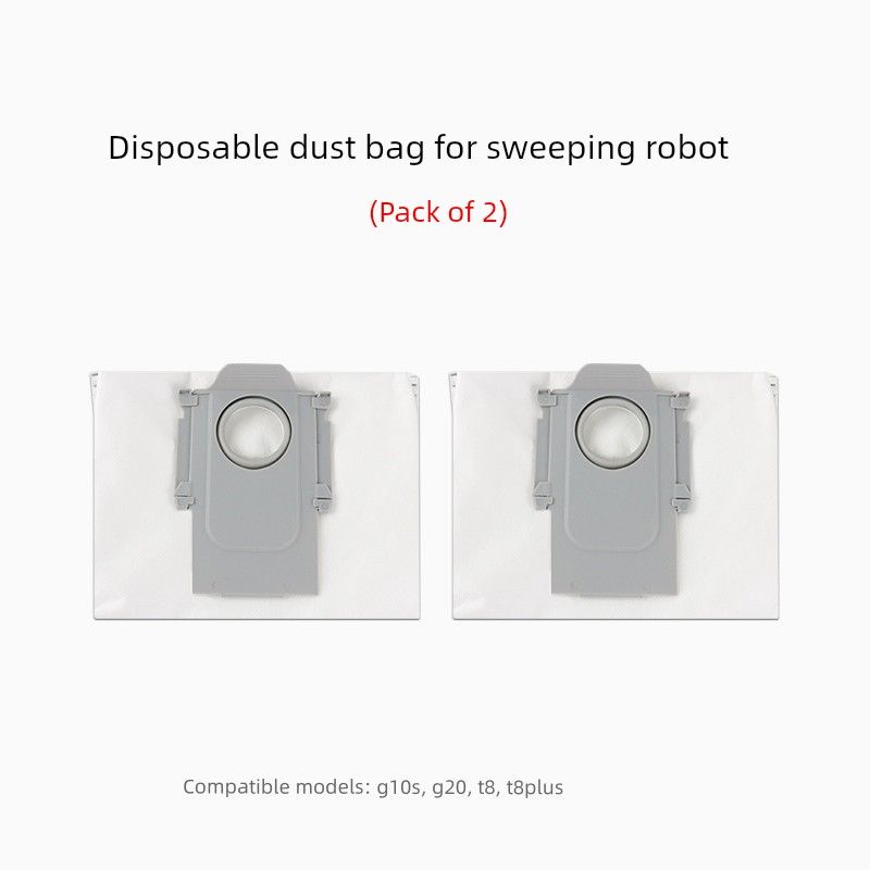 

Compatible with Roborock Vacuum Cleaner Dust Bags P10S/P20Pro/G30U/G20S Ultra Accessories and Consumables [G10S, G20, T8, T8Plus] 2 Dust Collection Bags