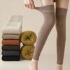 Color Long Tube For Female Women Leg Warmers Over Knee Socks Knitted Foot Cover Lolita Arm Sleeves