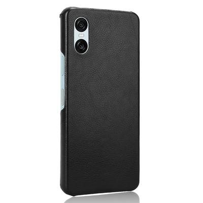 For Sony Xperia 10 VI Case Litchi Texture PU Leather Coated PC Phone Cover