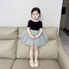 Girls' Short Sleeved Dress Summer Baby's Stylish Mesh Dress Fluffy Dress Girls' Princess Dress Children's Dress
