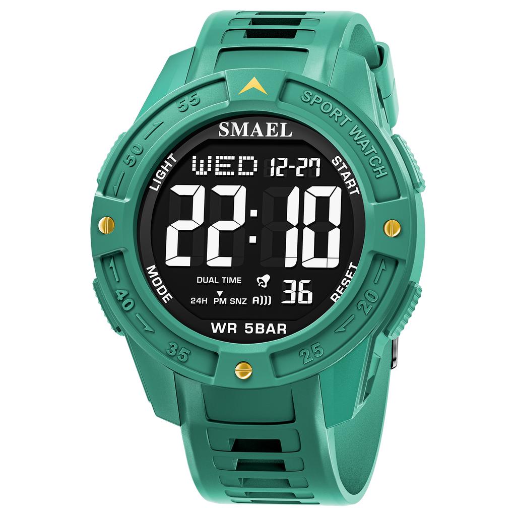 SMAEL Brand 8126 Waterproof Dropshipping Watch Alarm Clock Night Light Young Fashion Business Quartz Sport Wristwatches
