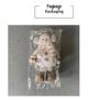 Telescopic Christmas Snowman and Knitted Reindeer Ornaments for Holiday Window Displays