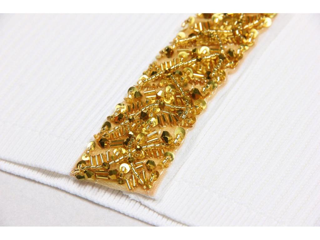 2025 Spring/Autumn Women's Beaded Knit Cardigan – Long Sleeve, Round Neck, Fashionable Design