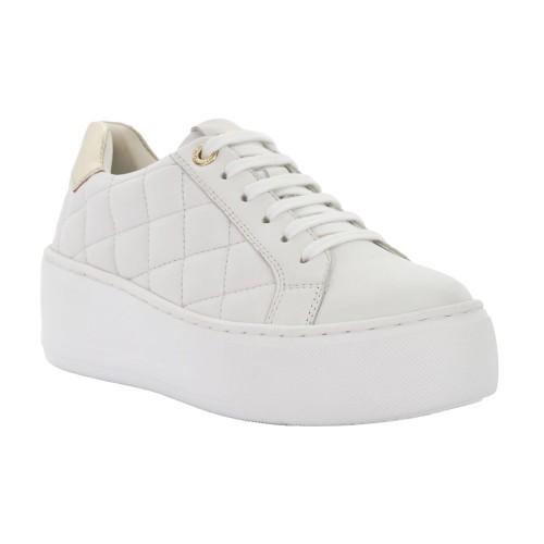 Boss Womens/Ladies Elizas Quilted Leather Wedge Trainers