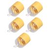 5pcs Hanging Sponge Cosmetic Holder Detachable Portable Dust Proof Cosmetic Storage Drying Case
